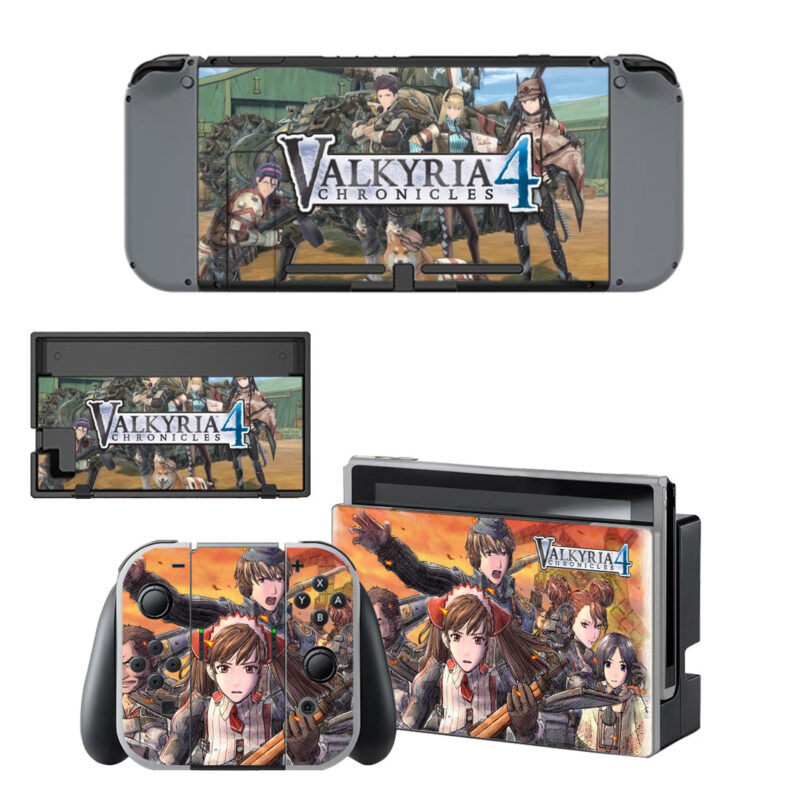 Valkyria Chronicles 4 Skin Sticker For Nintendo Switch & Nintendo Switch OLED Design 2