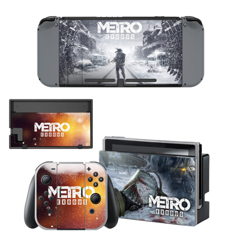 Metro Exodus Skin Sticker For Nintendo Switch & Nintendo Switch OLED Design 4