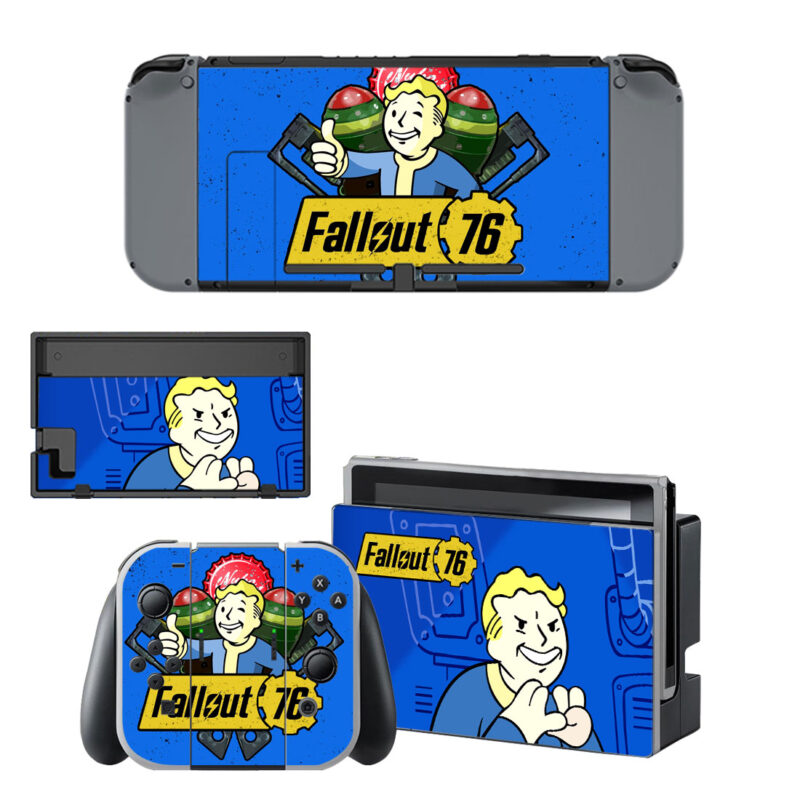 Fallout 76 Decal Cover For Nintendo Switch & Nintendo Switch OLED Design 1