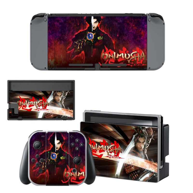 Onimusha Warlords Skin Sticker For Nintendo Switch & Nintendo Switch OLED