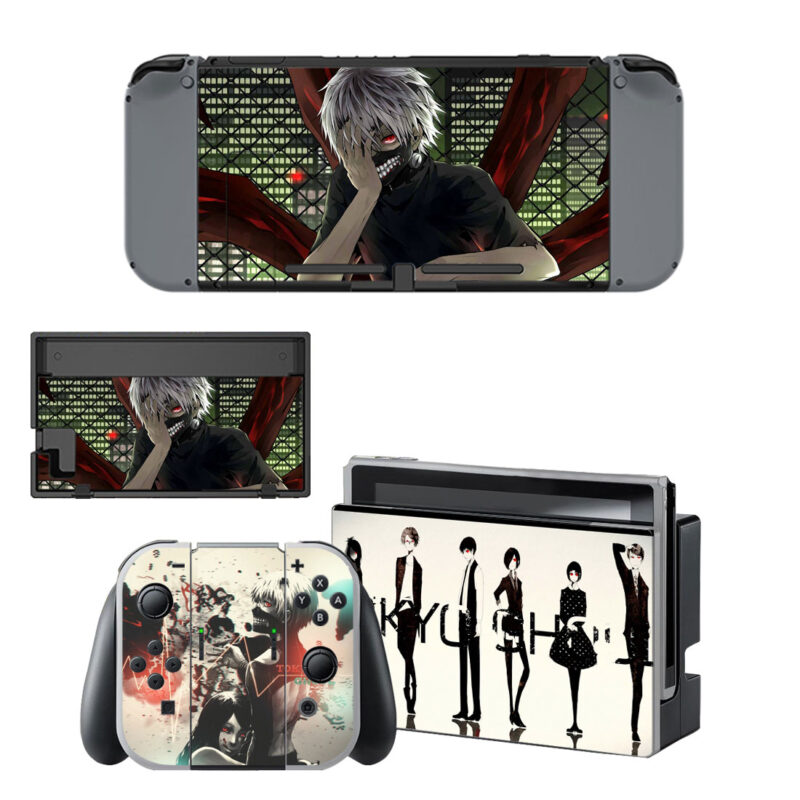 Tokyo Ghoul Skin Sticker For Nintendo Switch & Nintendo Switch OLED Design 1