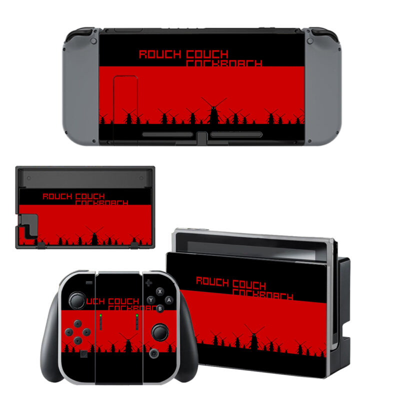 Rouch Couch Cockroach Decal Cover For Nintendo Switch & Nintendo Switch OLED