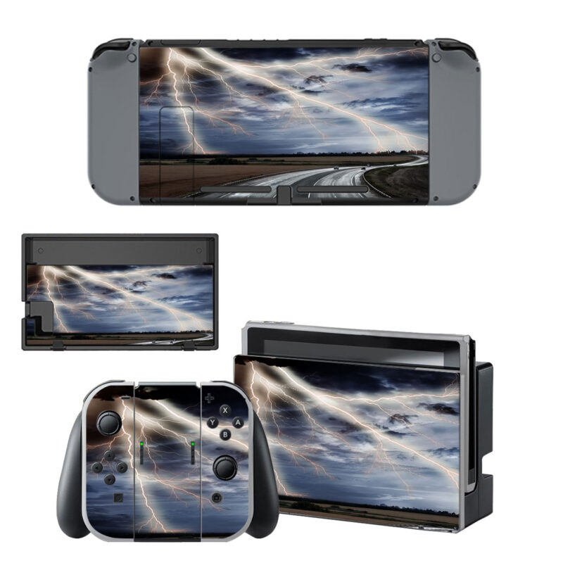 Lightning Road Decal Cover For Nintendo Switch & Nintendo Switch OLED