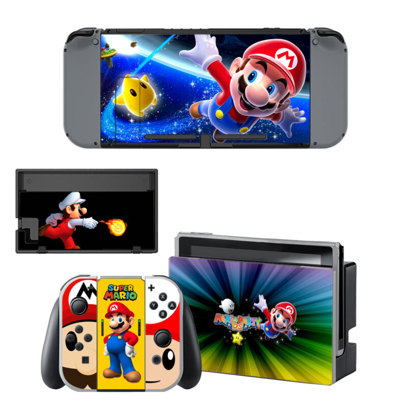 Super Mario And Mario Party DS Decal Cover For Nintendo Switch & Nintendo Switch OLED