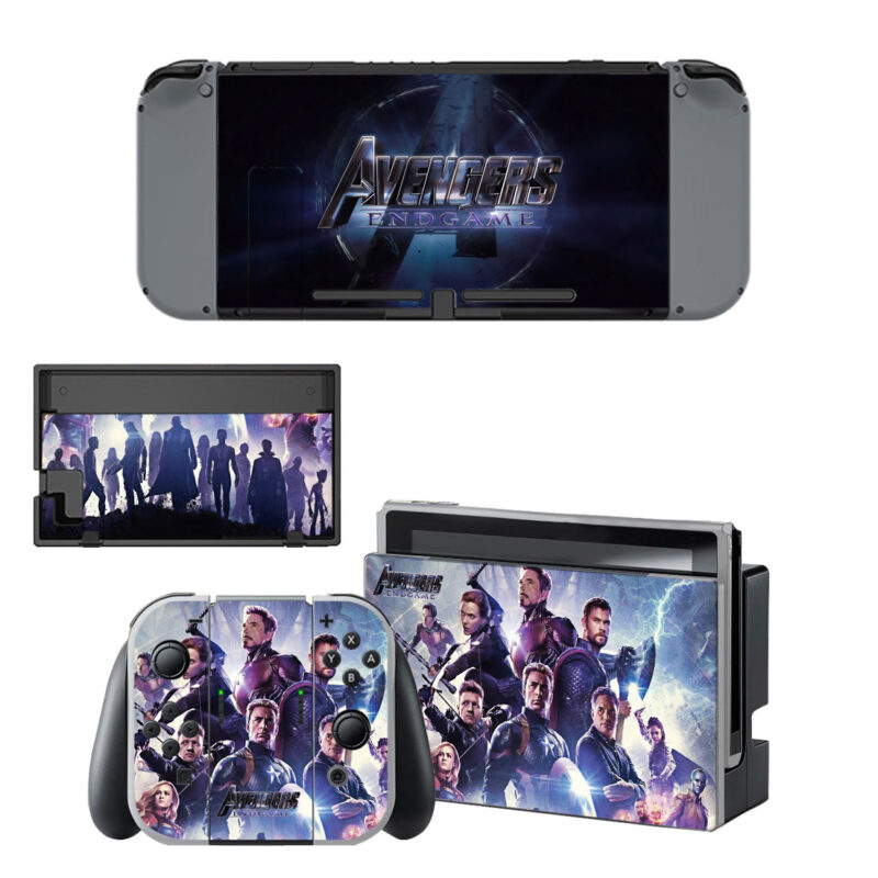 Avengers End Game Decal Cover For Nintendo Switch & Nintendo Switch OLED Design 1