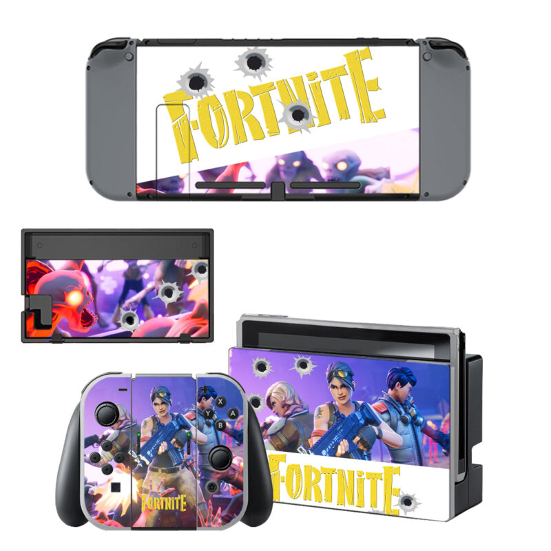 Fortnite Decal Cover For Nintendo Switch OLED & Nintendo Switch Design 2