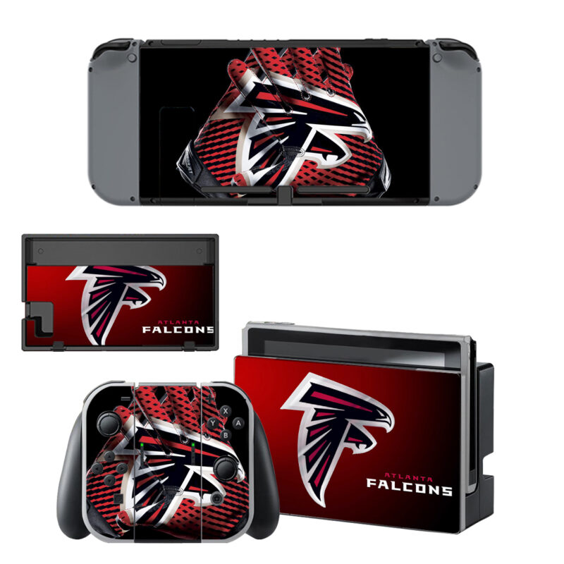 Atlanta Falcons Skin Sticker For Nintendo Switch & Nintendo Switch OLED