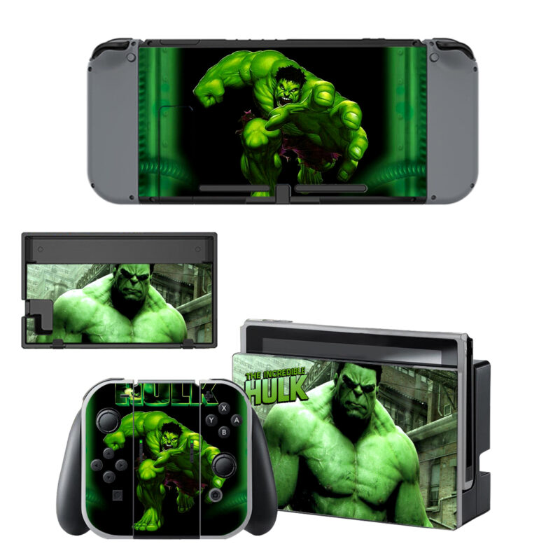 The Incredible Hulk Skin Sticker For Nintendo Switch & Nintendo Switch OLED