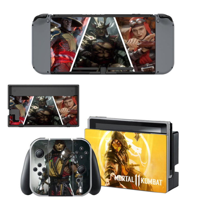 Mortal Kombat Decal Cover For Nintendo Switch & Nintendo Switch OLED Design 7