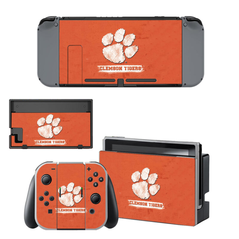 Clemson Tigers Decal Cover For Nintendo Switch & Nintendo Switch OLED