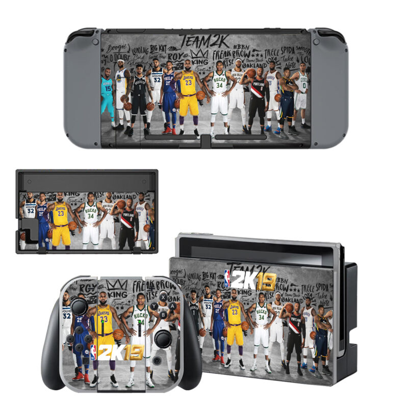 NBA 2K19 Skin StickerFor Nintendo Switch & Nintendo Switch OLED