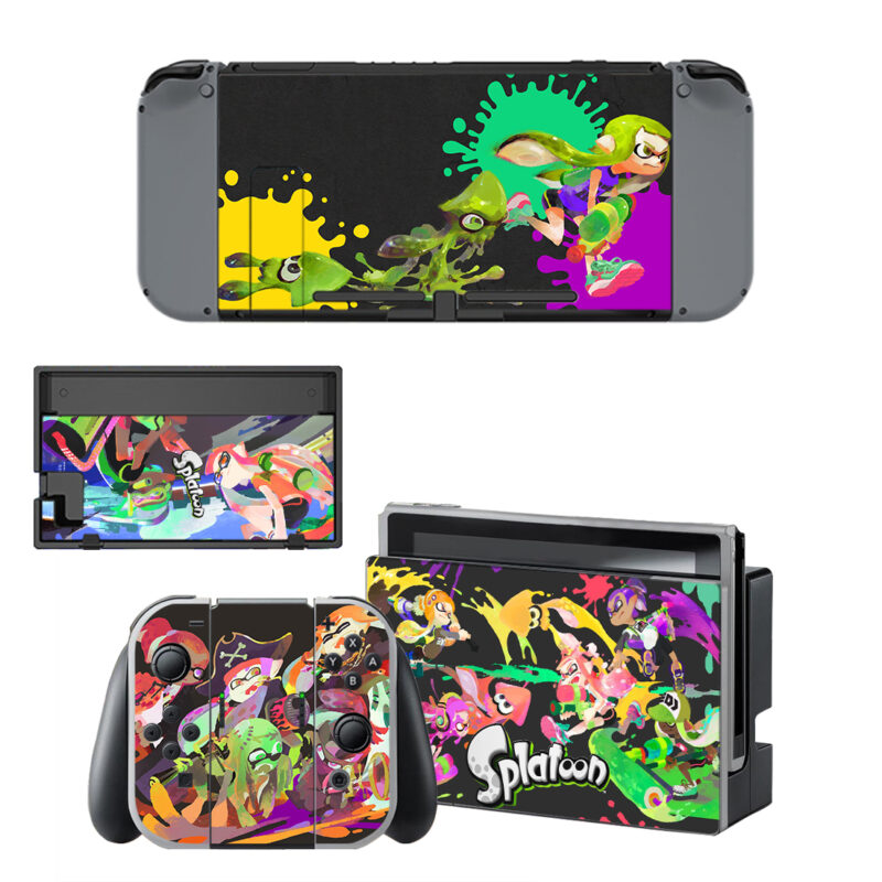 Splatoon Decal Cover For Nintendo Switch & Nintendo Switch OLED Design 3