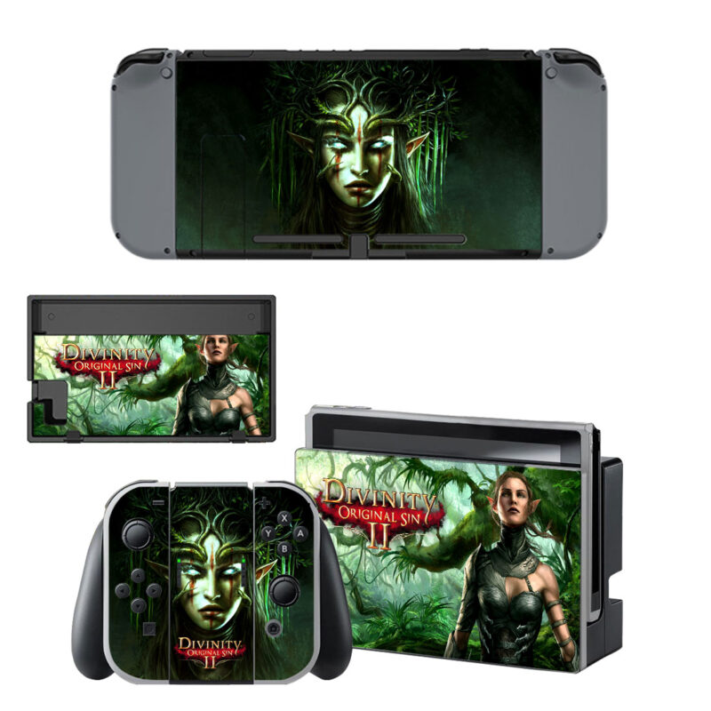 Divinity Original Sin II Skin Sticker For Nintendo Switch & Nintendo Switch OLED