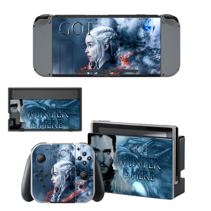 Game Of Thrones Decal Cover For Nintendo Switch & Nintendo Switch OLED Design 1