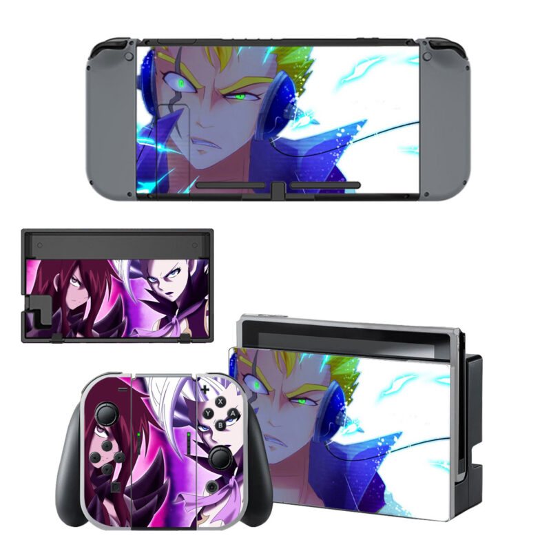 Laxus Fairy Tail Skin Sticker For Nintendo Switch & Nintendo Switch OLED