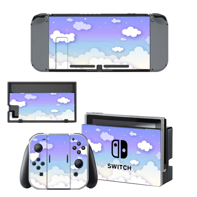 Cloud Pattern Decal Cover For Nintendo Switch & Nintendo Switch OLED