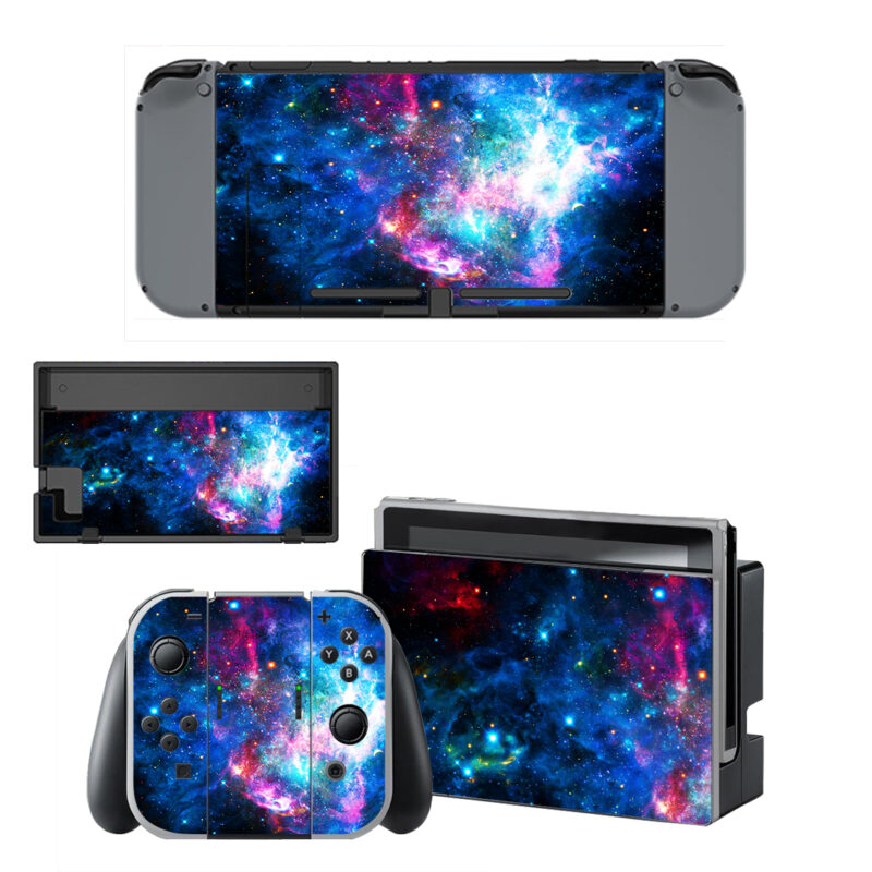 Galaxy Decal Cover For Nintendo Switch & Nintendo Switch OLED Design 2