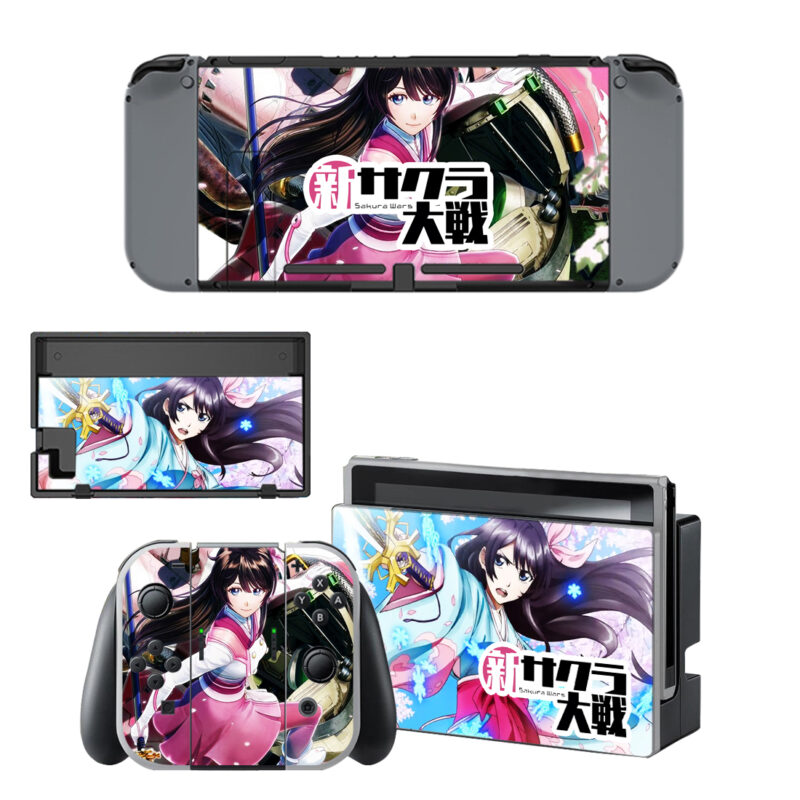 Sakura Wars Decal Cover For Nintendo Switch & Nintendo Switch OLED Design 3