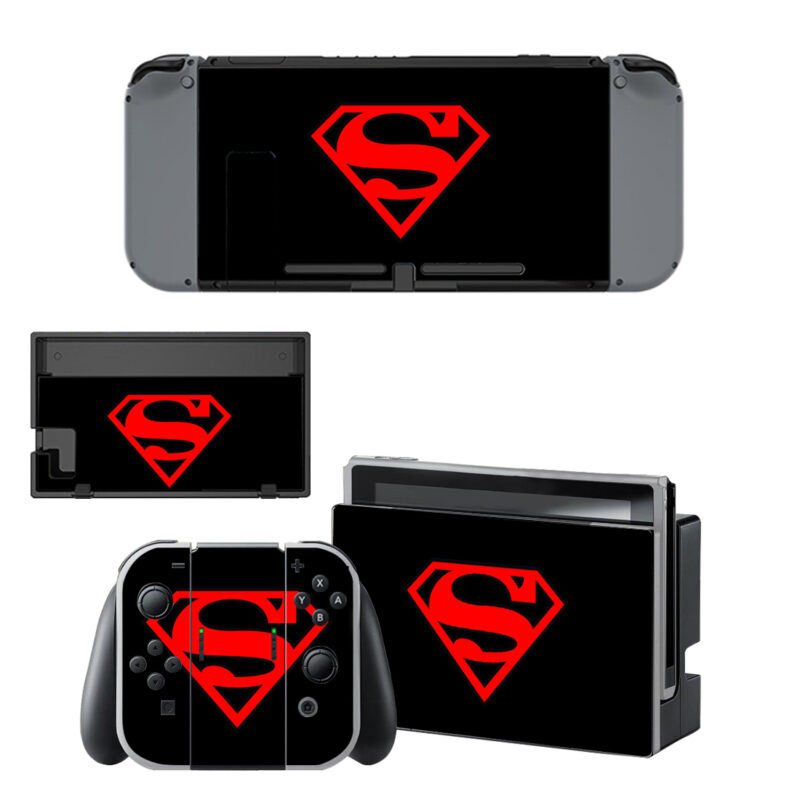 Superman Decal Cover For Nintendo Switch & Nintendo Switch OLED Design 1