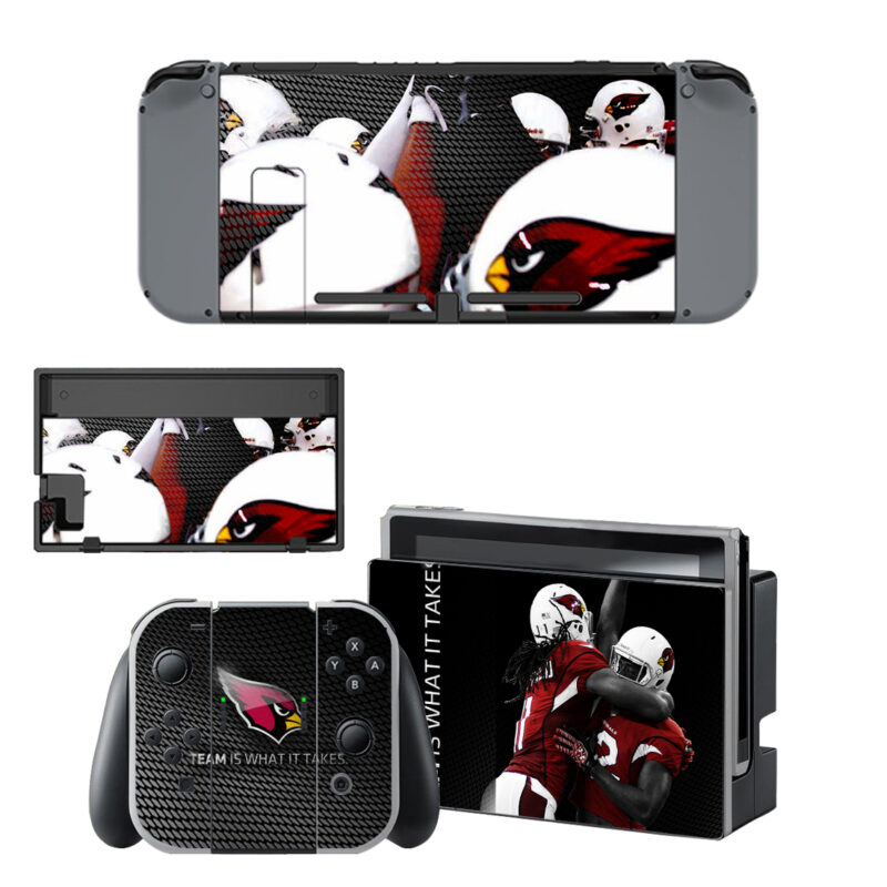 Arizona Cardinals Skin Sticker For Nintendo Switch & Nintendo Switch OLED