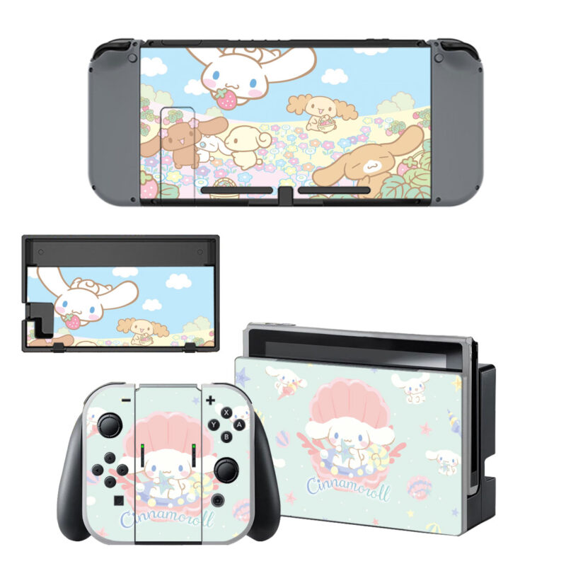 Cinnamoroll Decal Cover For Nintendo Switch & Nintendo Switch OLED Design1