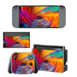 Colorful Swirl Skin Sticker For Nintendo Switch & Nintendo Switch OLED