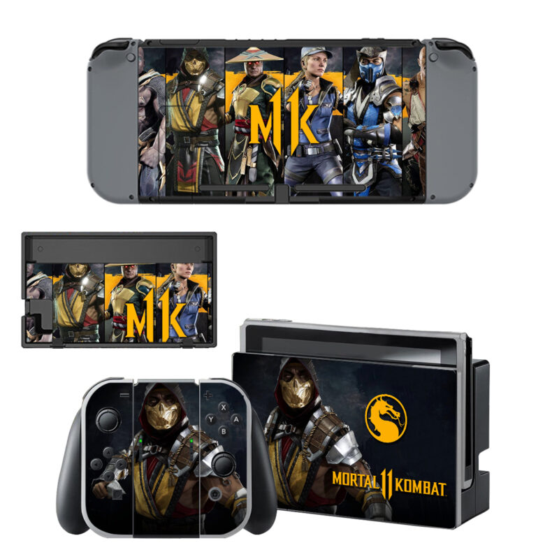 Mortal Kombat Decal Cover For Nintendo Switch & Nintendo Switch OLED Design 2