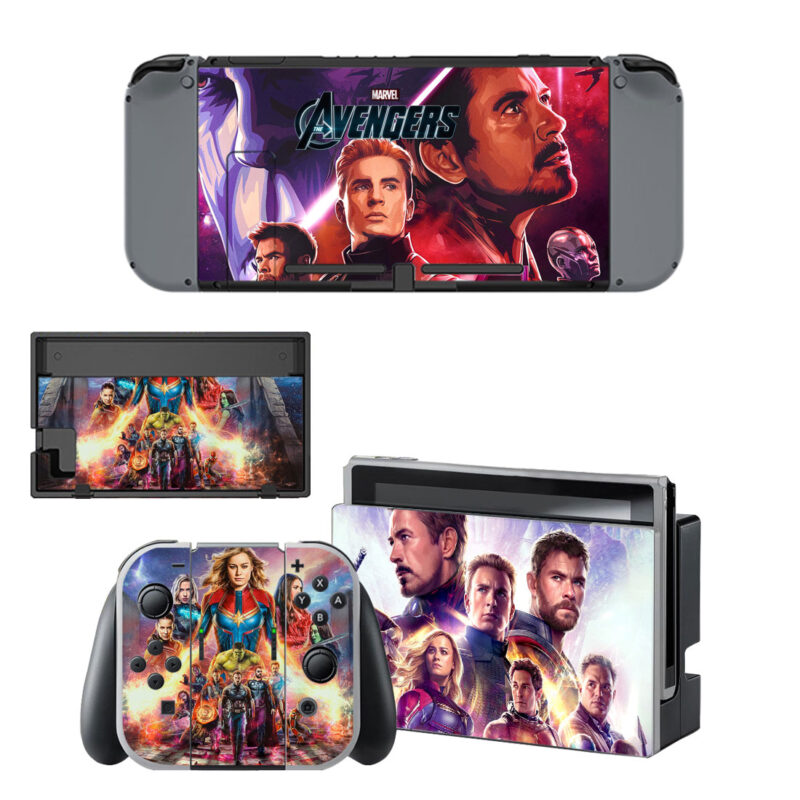 Marvel Avengers Decal Cover For Nintendo Switch & Nintendo Switch OLED