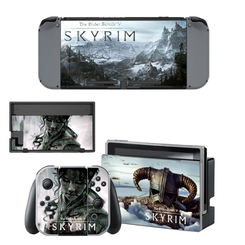 The Elder Scrolls V Skyrim Skin Sticker For Nintendo Switch & Nintendo Switch OLED