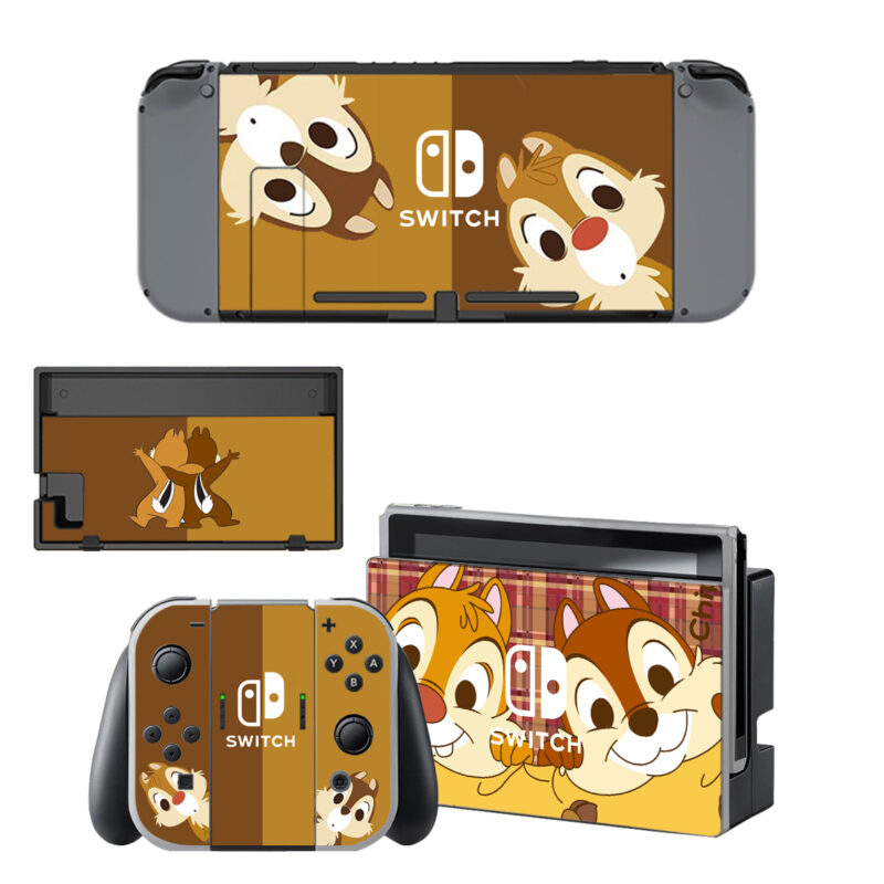 Chip And Dale Skin Sticker For Nintendo Switch & Nintendo Switch OLED