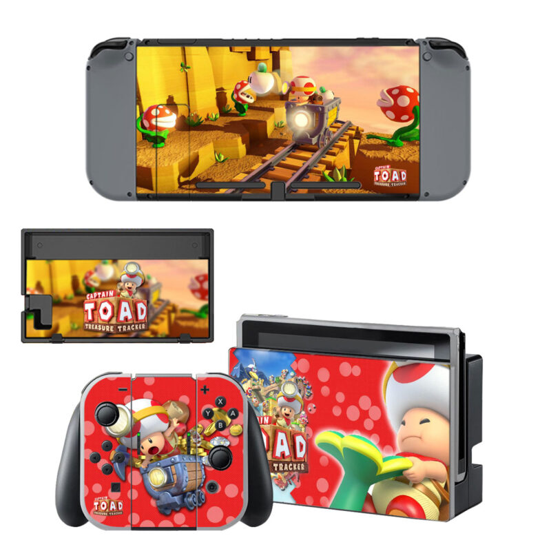 Captain Toad Treasure Tracker Decal Cover For Nintendo Switch & Nintendo Switch OLED Design 4