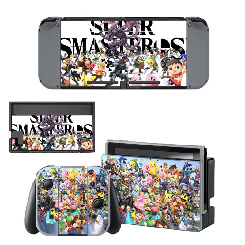 Super Smash Bros Skin Sticker For Nintendo Switch & Nintendo Switch OLED Design 4