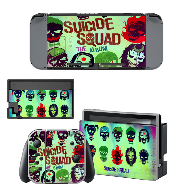 Suicide Squad The Album Decal Cover For Nintendo Switch & Nintendo Switch OLED