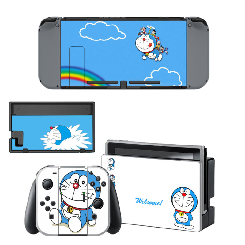 Cartoon Doraemon Decal Cover For Nintendo Switch & Nintendo Switch OLED