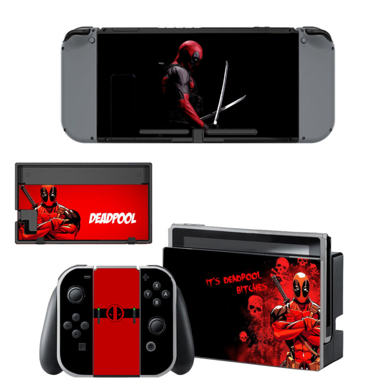 Deadpool Decal Cover For Nintendo Switch & Nintendo Switch OLED Design 5