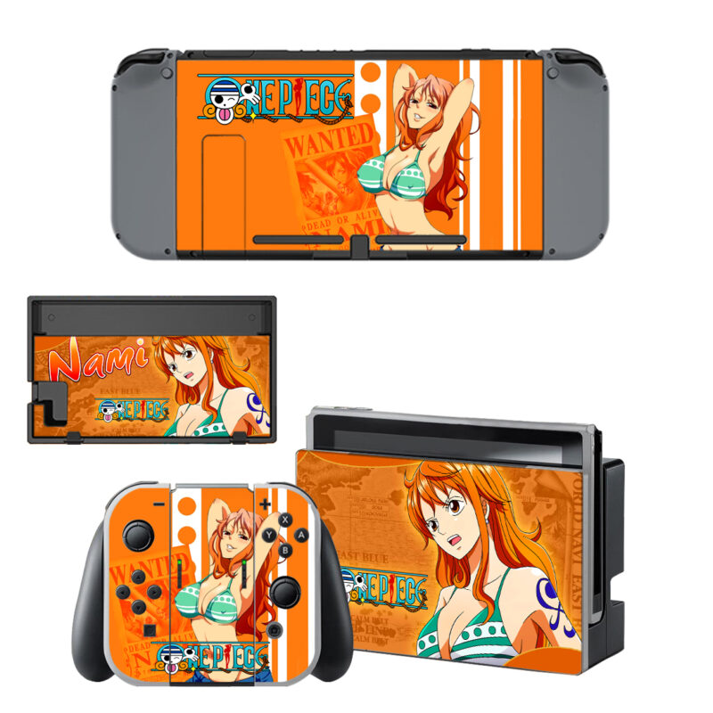 One Piece Nami Decal Cover For Nintendo Switch & Nintendo Switch OLED