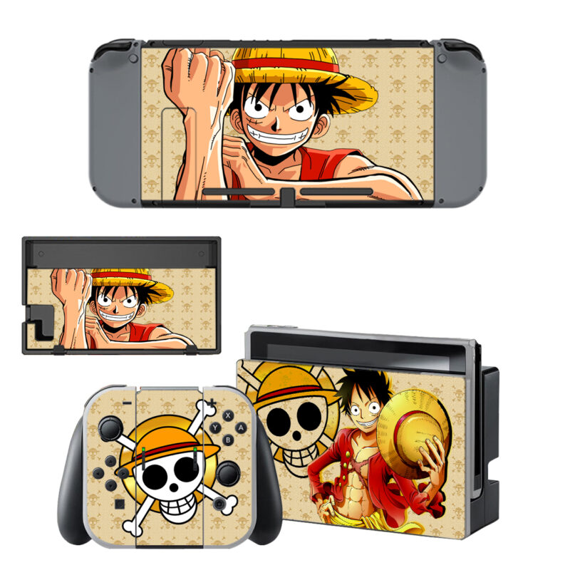 One Piece And Luffy Decal Cover For Nintendo Switch & Nintendo Switch OLED