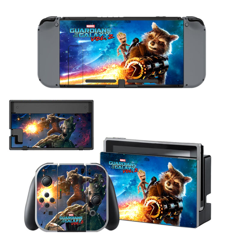 Guardians Of The Galaxy Vol. 2 Skin Sticker For Nintendo Switch & Nintendo Switch OLED