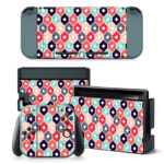 Coloful Rhombus Pattern Decal Cover For Nintendo Switch & Nintendo Switch OLED