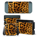 Leopard Pattern Decal Cover For Nintendo Switch & Nintendo Switch OLED Design 2