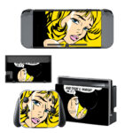 Roy Lichtenstein Pop Art Decal Cover For Nintendo Switch & Nintendo Switch OLED