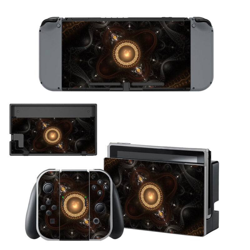 3D Fractal Art Skin Sticker For Nintendo Switch & Nintendo Switch OLED