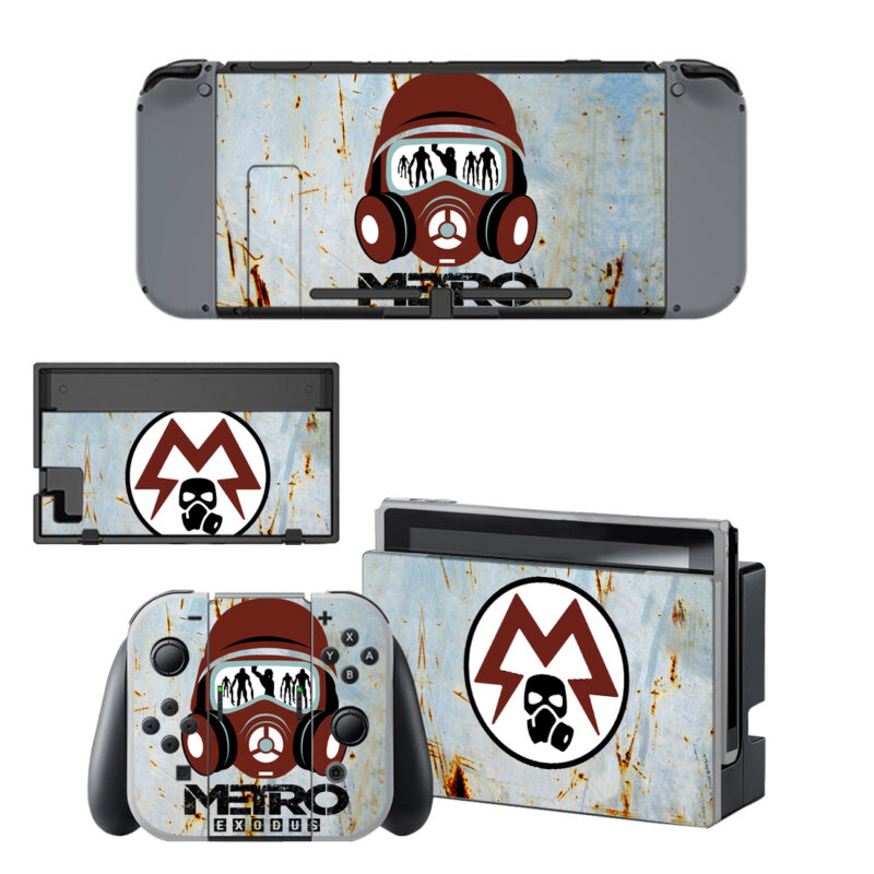 Metro Exodus Decal Cover For Nintendo Switch & Nintendo Switch OLED Design 2