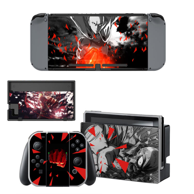 One Punch Man Skin Sticker For Nintendo Switch & Nintendo Switch OLED