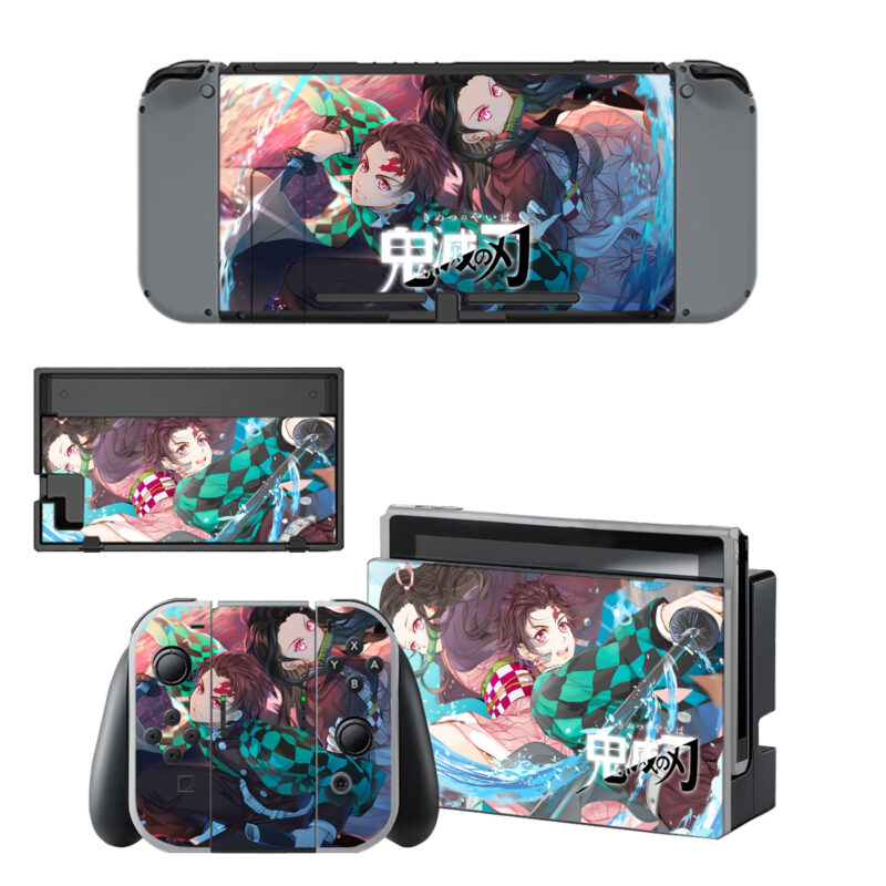 Demon Slayer Skin Sticker For Nintendo Switch & Nintendo Switch OLED Design 5