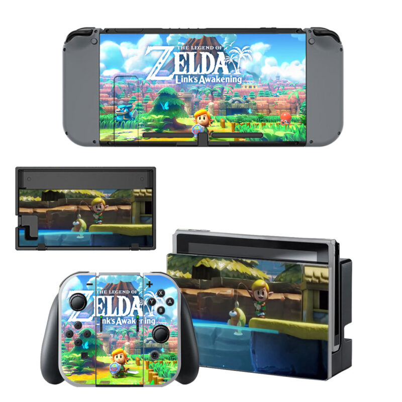 The Legend Of Zelda Links Awakening Skin Sticker For Nintendo Switch & Nintendo Switch OLED