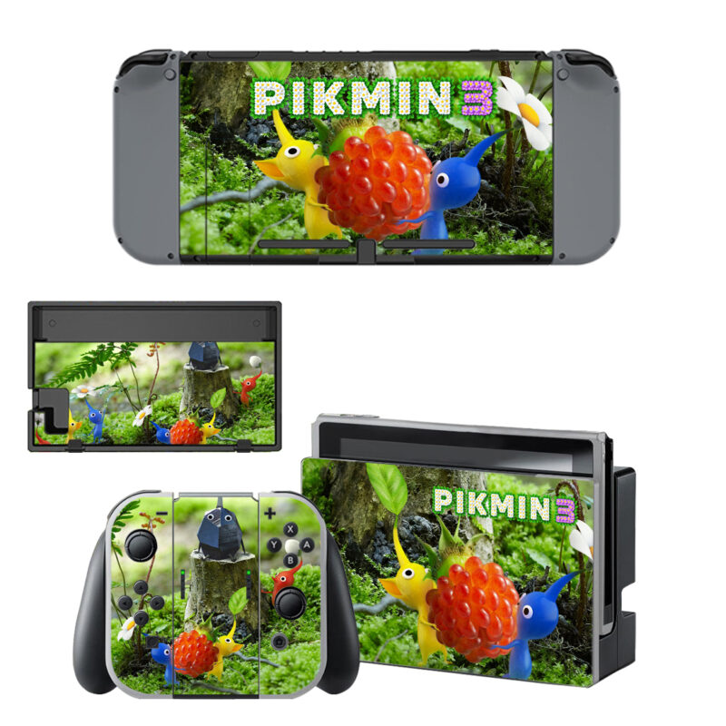 Pikmin 3 Skin Sticker For Nintendo Switch & Nintendo Switch OLED