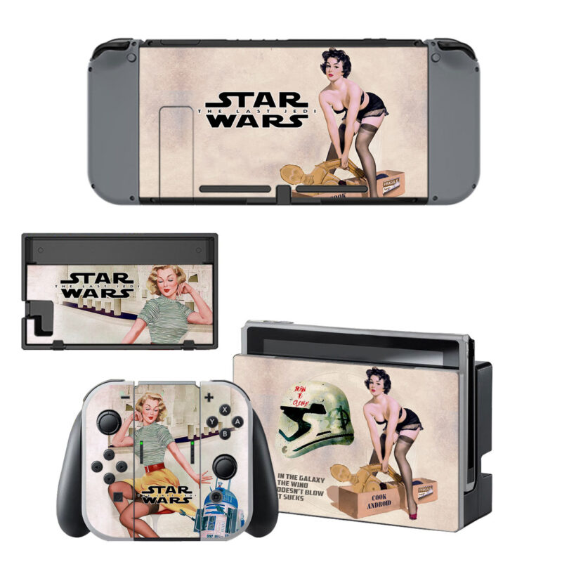 Star Wars The Last Jedi Decal Cover For Nintendo Switch & Nintendo Switch OLED Design 1