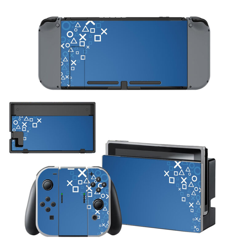 Playstation Minimalism Skin Sticker For Nintendo Switch & Nintendo Switch OLED