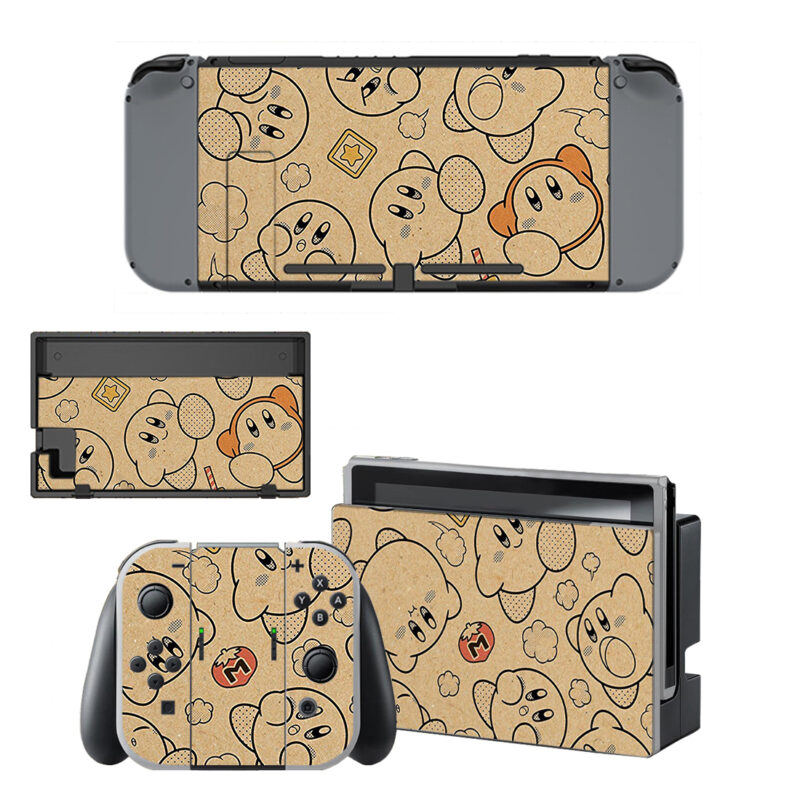 Kirby Pattern Decal Cover For Nintendo Switch & Nintendo Switch OLED